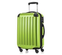 HAUPTSTADTKOFFER - Alex - Hardshell Hand Luggage, Cabin Suitcase, 4 Wheels, TSA, 55 cm, 42 liters, Applegreen