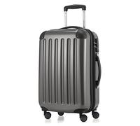 HAUPTSTADTKOFFER - Alex - Hardshell Hand Luggage, Cabin Suitcase, 4 Wheels, TSA, 55 cm, 42 liters, Brown