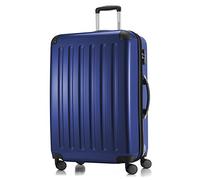 HAUPTSTADTKOFFER - Alex - Luggage Suitcase Hardside Spinner Trolley 4 Wheel Expandable, 75cm, TSA, dark blue