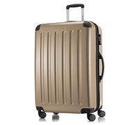HAUPTSTADTKOFFER - Alex - Luggage Suitcase Hardside Spinner Trolley 4 Wheel Expandable, 75cm, TSA, champagne