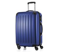 HAUPTSTADTKOFFER - Alex - Luggage Suitcase Hardside Spinner Trolley 4 Wheel Expandable, 65cm, TSA, dark blue
