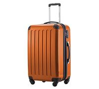 HAUPTSTADTKOFFER - Alex - Hardshell Suitcase, Medium Size Luggage, 4 Wheels, TSA, 65 cm, 74 liters, Orange