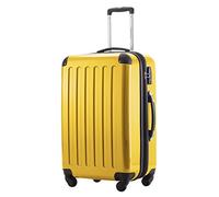 HAUPTSTADTKOFFER - Alex - Hardshell Suitcase, Medium Size Luggage, 4 Wheels, TSA, 65 cm, 74 liters, Yellow