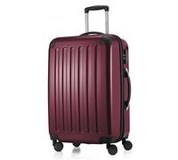 HAUPTSTADTKOFFER - Alex - Luggage Suitcase Hardside Spinner Trolley 4 Wheel Expandable, 65cm, burgundy