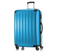 HAUPTSTADTKOFFER - Alex - Luggage Suitcase Hardside Spinner Trolley 4 Wheel Expandable, 75cm, TSA, cyanblue