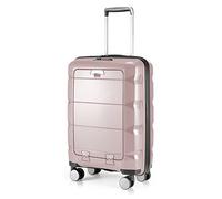 HAUPTSTADTKOFFER - Britz - Carryon with laptop compartment Hard shell suitcase trolley trolley trolley suitcase expandable, TSA, 4 wheels, 55 cm, 34 liters, champagne