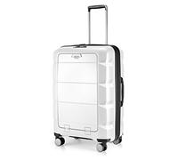Hauptstadtkoffer - Britz- Luggage Suitcase with Laptop Compartment Hard Shell Spinner Trolley 4 Wheel Case, TSA, 66 cm, 60 Liter, White