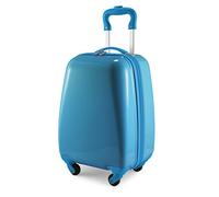 Hauptstadtkoffer for Kids - Hand Luggage Carry on Luggage Hardside Hard Shell Suitcase, Kids Luggage, Cyan Blue