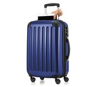 Hauptstadtkoffer Hand luggage Hard-shell trolley Rolling suitcase 4 double rolls, Roller Case, 55 cm, 42 liters, Blue (Dunkelblau)