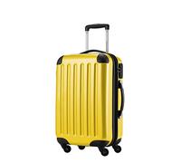 HAUPTSTADTKOFFER® · Hard-Side Cabin Luggage Yellow high Gloss · Dimension ca. 55 x 35 x 20 cm + 4 cm Volume Expansion · max. 45 Liter Filling Volume