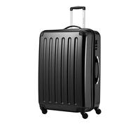 Hauptstadtkoffer® · Hard-side suitcase BLACK high gloss · Dimension ca. 75 x 52 x 32 cm + 4 cm volume expansion · max. 130 liter volume