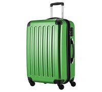 HAUPTSTADTKOFFER® · Hard-side suitcase GREEN high gloss · Dimension ca. 63 x 42 x 28 cm + 4 cm volume expansion · max. 87 liter filling volume