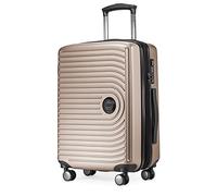 HAUPTSTADTKOFFER Mitte - Hand Luggage 55x40x23, TSA, 4 Wheels, Travel Suitcase, Hard-Shell Suitcase, Rolling Suitcase, Hand Luggage Suitcase, Cabin Luggage Suitcase, Champagne