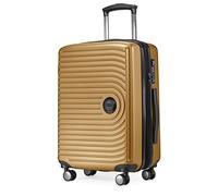 Hauptstadtkoffer - MITTE - Hand Luggage 55x40x23 cm, Cabin Trolley with Extension, TSA, 4 Double Wheels, 55 cm, 55 liters, Autumn Gold