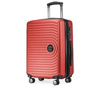 HAUPTSTADTKOFFER Mitte - Hand Luggage 55x40x23, TSA, 4 Wheels, Travel Suitcase, Hard-Shell Suitcase, Rolling Suitcase, Hand Luggage Suitcase, Cabin Luggage Suitcase, Red