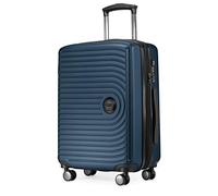 Hauptstadtkoffer - MITTE - Hand Luggage, Cabin Trolley with Extension, TSA, 4 Double Wheels, 55 cm, 55 liters, Darkblue