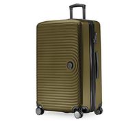 HAUPTSTADTKOFFER - MITTE - Large Hard Shell Luggage, Expandable Suitcase, TSA, 4 Double Wheels, 77 cm, Avocado