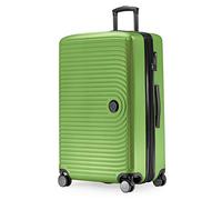 HAUPTSTADTKOFFER Mitte - Large Hard-Shell Suitcase, TSA, 4 Wheels, Check-In Luggage with 8 cm Volume Expansion, 77cm, 130 liters, Apple Green