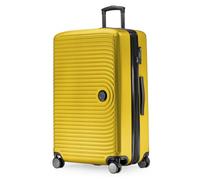 HAUPTSTADTKOFFER Mitte - Large Hard-Shell Suitcase, TSA, 4 Wheels, Check-In Luggage with 8 cm Volume Expansion, 77cm, 130 liters, Yellow