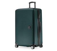 HAUPTSTADTKOFFER Mitte - Large Hard-Shell Suitcase, TSA, 4 Wheels, Check-In Luggage with 8 cm Volume Expansion, 77cm, 130 liters, Forest Green