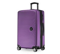 HAUPTSTADTKOFFER Mitte - Medium-Sized Hard-Shell Suitcase, TSA, 4 Wheels, Check-In Luggage with 8 cm Volume Expansion, 68 cm, 88 L, Aubergine
