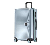 HAUPTSTADTKOFFER - MITTE - Medium Sized Hard Shell Suitcase, Expandable Check-in Luggage, TSA, 4 Double Spinner, 69 cm, 93 L, Pool Blue