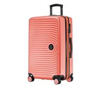 HAUPTSTADTKOFFER Mitte - Medium-Sized Hard-Shell Suitcase, TSA, 4 Wheels, Check-In Luggage with 8 cm Volume Expansion, 68 cm, 88 L, Coral