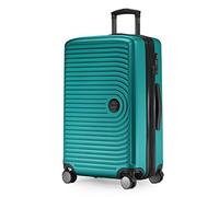 HAUPTSTADTKOFFER - MITTE - Medium Sized Hard Shell Suitcase, Expandable Check-in Luggage, TSA, 4 Double Spinner, 69 cm, 93 L, Turquoise