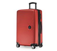 HAUPTSTADTKOFFER Mitte - Medium-Sized Hard-Shell Suitcase, TSA, 4 Wheels, Check-In Luggage with 8 cm Volume Expansion, 68 cm, 88 L, Red