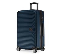 HAUPTSTADTKOFFER Mitte - Medium-Sized Hard-Shell Suitcase, TSA, 4 Wheels, Check-In Luggage with 8 cm Volume Expansion, 68 cm, 88 L, Dark Blue