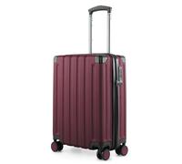 Hauptstadtkoffer Q-Damm - Hand Luggage 54x37x21, TSA, 4 Wheels, Travel Suitcase, Hard-Shell Suitcase, Rolling Suitcase, Hand Luggage Suitcase, Cabin Luggage Suitcase, Burgund