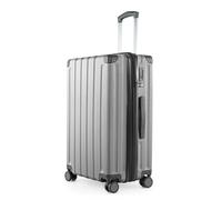 Hauptstadtkoffer Q-Damm - Hand Luggage 54x37x21, TSA, 4 Wheels, Travel Suitcase, Hard-Shell Suitcase, Rolling Suitcase, Hand Luggage Suitcase, Cabin Luggage Suitcase, Silver