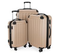 Hauptstadtkoffer Spree - 3-Piece Luggage Set - Carry-On Suitcase 55 cm, Medium Suitcase 65 cm & Large Travel Suitcase 75 cm, ABS+PC Hardshell, TSA Combination Lock, Champagne