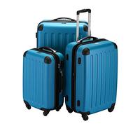 Hauptstadtkoffer Spree - Cabin Luggage, 55 × 35 × 20 cm for All Airlines, Travel Suitcase, Hard Shell Trolley, Carry-On Suitcase, Cyanblue