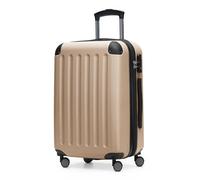 Hauptstadtkoffer Spree - Cabin Luggage, 55 × 35 × 20 cm for All Airlines, Travel Suitcase, Hard Shell Trolley, Carry-On Suitcase, Champagne