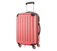 Hauptstadtkoffer Spree - Cabin Luggage, 55 × 35 × 20 cm for All Airlines, Travel Suitcase, Hard Shell Trolley, Carry-On Suitcase, Coral