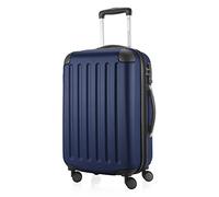 HAUPTSTADTKOFFER - SPREE - Carry on luggage Suitcase Hardside Spinner Trolley Expandable. 55 cm, TSA, Darkblue