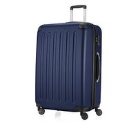HAUPTSTADTKOFFER - SPREE hard shell suitcase, trolley suitcase, travel suitcase, 4 double wheels, darkblue, 65 cm Koffer, Case