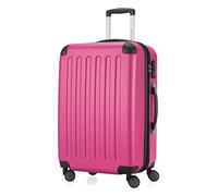 HAUPTSTADTKOFFER - SPREE - Hartschalen-Koffer Koffer Trolley Rollkoffer Reisekoffer, TSA, Hand Luggage, 65 cm, 82 liters, Pink (Magenta)