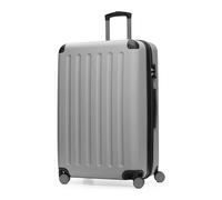 Hauptstadtkoffer Spree - Large Hardshell Suitcase, TSA Lock, 4 Double Wheels, Trolley Luggage, Rolling Suitcase, Travel Case with Expandable Capacity, 75 cm, 119 Liters, Silver