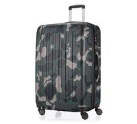 Hauptstadtkoffer Spree - Large Hardshell Suitcase, TSA Lock, 4 Double Wheels, Trolley Luggage, Rolling Suitcase, Travel Case with Expandable Capacity, 75 cm, 119 Liters, Camouflage