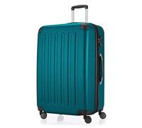 Hauptstadtkoffer Spree - Large Hardshell Suitcase, TSA Lock, 4 Double Wheels, Trolley Luggage, Rolling Suitcase, Travel Case with Expandable Capacity, 75 cm, 119 Liters, Aquagreen