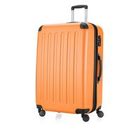 Hauptstadtkoffer Spree - Large Hardshell Suitcase, TSA Lock, 4 Double Wheels, Trolley Luggage, Rolling Suitcase, Travel Case with Expandable Capacity, 75 cm, 119 Liters, Orange