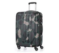 Hauptstadtkoffer Spree - Medium Hardshell Suitcase, TSA Lock, 4 Wheels, Trolley Luggage, Rolling Suitcase, Travel Case with Expandable Capacity, 65 cm, 74 Liters, Camouflage
