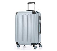 HAUPTSTADTKOFFER - Spree - Luggage Suitcase Hardside Spinner Trolley Expandable 65 cm TSA, Pool Blue,HK24-1203-PB