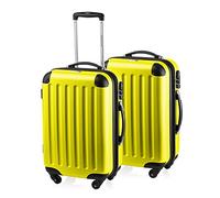 HAUPTSTADTKOFFER®„Spree“ - Set of 2 suitcases 49 liters - TSA Lock - (Yellow-Yellow)