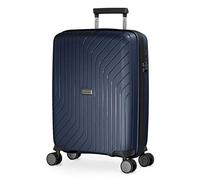 Hauptstadtkoffer TXL Cabin Suitcase 55x40x20 cm TSA Lock Hard Shell Trolley 4 Double Wheels Lightweight 2.2 kg Carry on Luggage 42L, Dark Blue