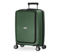 Hauptstadtkoffer TXL Cabin Suitcase 55x40x23 cm with Laptop Compartment, TSA Lock, Hard Shell Trolley, 4 Double Wheels, Lightweight 2.4 kg, Carry-On Luggage 42L Travel Suitcase, Dark Green