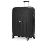 Hauptstadtkoffer TXL Large Hard Shell Suitcase 76 cm, TSA Lock, Polypropylene Travel Suitcase, 4 Double Wheels Trolley, Lightweight 3.4 kg, Expandable Luggage 120L, Black