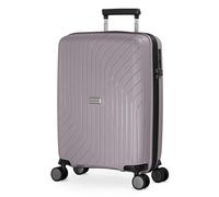 HAUPTSTADTKOFFER - TXL - Lightweight Carry-On Luggage, Hardshell Trolley, Sturdy Cabin Size Case, Polypropylen, 55 cm, 36 L, TSA, Vintage Silver